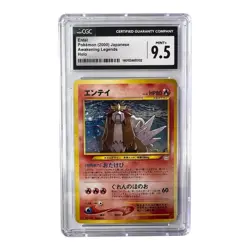 2000 Pokemon Neo 3: Awakening Legends Japanese Entei Holo #244 CGC 9.5 - Image 2
