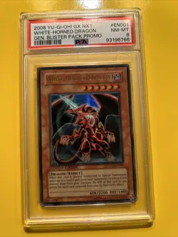 YuGiOh WHITE-HORNED DRAGON #GXNG-EN001🔥PSA 8 NM-MT🔥LIMITED ED-2006 ULTRA RARE - Image 4