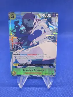 One Piece Illustration Box EX Jewelry Bonney OP08-105 Alternate Art Promo NM - Image 1