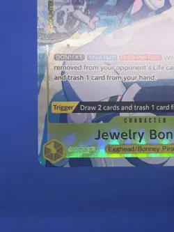 One Piece Illustration Box EX Jewelry Bonney OP08-105 Alternate Art Promo NM - Image 5