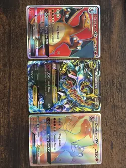 Pokemon TCG Charizard GX EX Lot - Imitation Cards - Very rare Charizard Copies. - Image 1