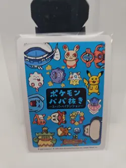 Pikachu Pokemon Babanuki Super High Tension Old Maid Japanese Playing Card - Image 3