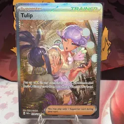 Pokemon TCG Tulip Card 259/182 Paradox Rift Sir Trainer - Image 1