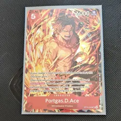 Bandai One Piece Card Game Portgas D. Ace ST15-005 - Image 1