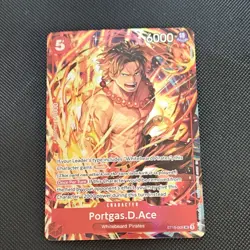 Bandai One Piece Card Game Portgas D. Ace ST15-005 - Image 2