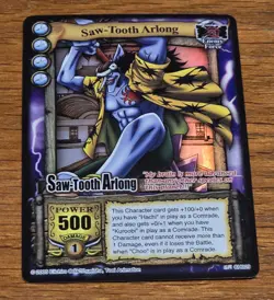 2005 One Piece The Quest Begins CCG Saw-Tooth Arlong Rare Foil Card CH029 - Image 1