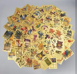 55 PCS Cards Packs Vmax V EX GX Rare Golden Cards TCG Deck Box Kids Foil Card US - Image 2