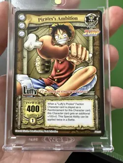 One Piece Toei Animation Promo Card Pirates's Ambition Luffy PR001 - Image 1