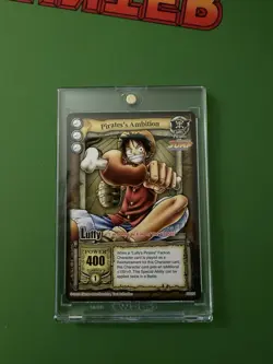 One Piece Toei Animation Promo Card Pirates's Ambition Luffy PR001 - Image 3