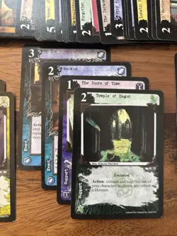 Call Of Cthulhu CCG Card Game Lot 162 Cards Rare - Image 3
