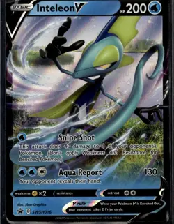 Inteleon V Promo SWSH: Sword & Shield Promo Cards SWSH016 NM - Image 1