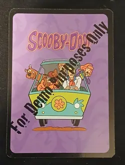 ULTRA RARE WHITE BORDER DEMO CARD MR. CARSWELL SCOOBY DOO FANS AND CCG - Image 2