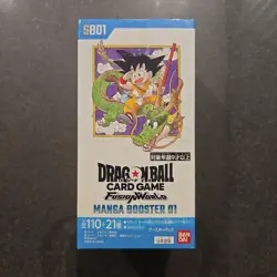 Dragon Ball Super Card Game Fusion World MANGA Booster 01 pack Box SB01 - Image 1