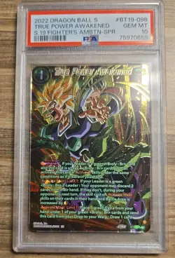 Dragon Ball Super Card Game - BT19-098 SPR - True Power Awakened PSA 10 - Image 1