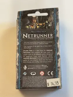 FFG Android Netrunner LCG Data Pack - Double Time - Sealed NIP - ADN14 - Image 2
