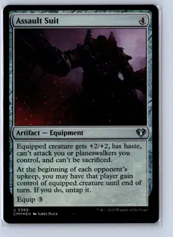 MAGIC TG: Commander Masters #369 Assault Suit Uncommon,Foil .M2A - Image 1