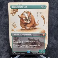 MTG Badgermole Cub (Borderless) - Avatar: The Last Airbender Near Mint - Image 1