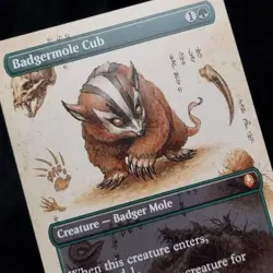 MTG Badgermole Cub (Borderless) - Avatar: The Last Airbender Near Mint - Image 3