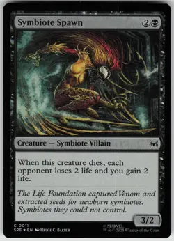 MTG Symbiote Spawn Foil NM Marvel's Spider-Man: Eternal-Legal Magic 11 - Image 1