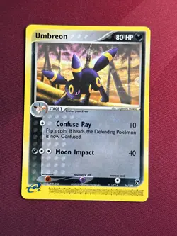 UMBREON 24/100 EX Sandstorm RARE non-holo Pokemon TCG card NM+ CLEAN! - Image 1