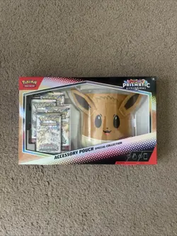 Pokemon Prismatic Evolutions EEVEE Accessory Pouch Special Collection Sealed New - Image 1
