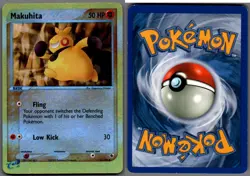 2003 Pokemon, EX Ruby & Sapphire, #57/109 Makuhita, Reverse Holo Common (b) - Image 1