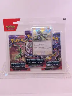 Pokemon Scarlet & Violet : Temporal Forces 3-Pack Cyclizar Blister - Image 1