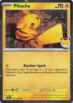 Pikachu (Pokemon Day 2026 Cosmos Holo) Miscellaneous Products 051/162 NM *Swirl* - Image 1
