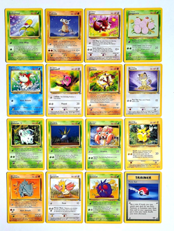 Pokemon JUNGLE Common Set Lot 100% Complete WOTC Vintage 1999 LP/NM - Image 1