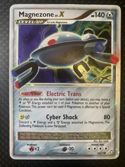 Pokemon TCG Magnezone LV.X LP 142/146 Legends Awakened Holo HP - Image 1