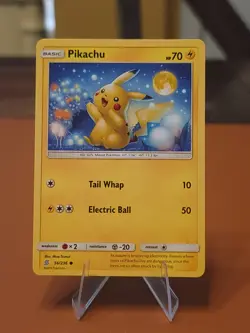 Pikachu - 56/236 - Pokemon SM - Unified Minds Common Non Holo NM - Image 1