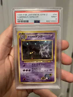 1999 Pokemon PSA 9 Sabrina’s Gengar Japanese Holo Gym 2 #94 - Image 1