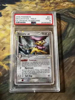 2006 Pokemon Ex Crystal Guardians Delcatty Ex Holo 91/100 PSA 9 - Image 1