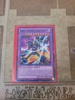YUGIOH CHAOS ANCIENT GEAR GIANT RATE-EN041 SUPER 1ST ED NM - Image 1