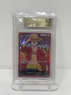 One Piece CCG Monkey D Luffy Super Pre-Release St01-001 PSA BGS 9.5 🔥🔥 - Image 1