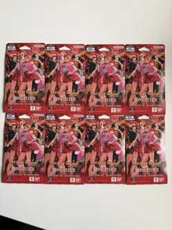8x One Piece Card Game EB-03 One Piece Heroines Edition Sleeved Booster Pack - Image 1