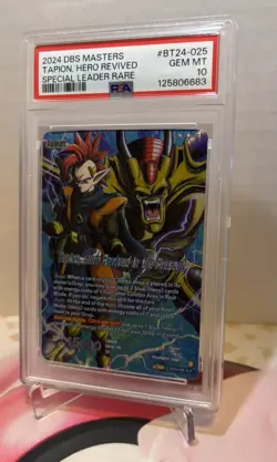 Dragon Ball Super Masters Card Game-Tapion, Hero Revived in the Present PSA10 - Image 4