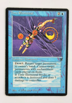 Time Elemental | Legends LEG | Rare | HP | Magic the Gathering MTG Card 1994 - Image 1
