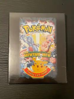 Pokemon Vintage 1999 The First Movie Trading Card Folder Binder 4 Pocket WOTC - Image 1