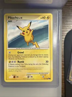 Pokemon Pikachu TCG Pop Series 9 Card 15/17 2009 Regular Common - Image 1