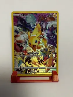 Pokemon Pikachu TCG Full Art Secret Rare Holo Card Crown Zenith 160/159 - Image 1