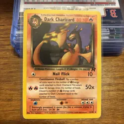 Pokemon Dark Charizard TCG Non-Holo Rare Card 21/82 - Image 1