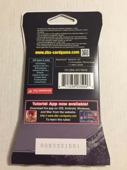 New DragonBall Z Card Game Cross Spirits 12 Card Boost Pack - Gohan Pack - Image 4