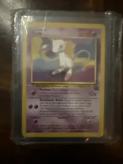 Black Star Promo Mew Pokemon Card 1995 RARE #151 Near Mint Condition - Image 1