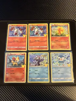 Pokemon Celebrations Lot *(21)Cards 25th Anniversary Stamp McDonald's Promo - Image 1