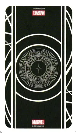 GAMBIT THE WHEEL OF FORTUNE 2023 Marvel Tarot Card By Lily McDonnell - Image 2