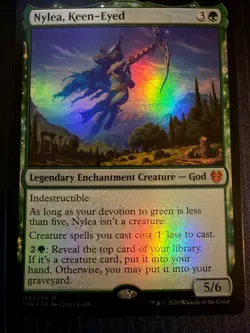 MTG Magic Nylea, Keen-Eyed Theros Beyond Death Foil Mythic NM - Image 1