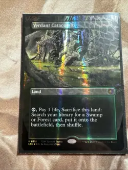 Verdant Catacombs (Borderless) (Dragonscale Foil) Special Guests Foil - Image 2
