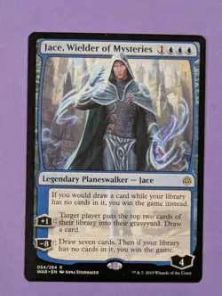 MTG Magic: War of the Spark: Jace, Wielder of Mysteries #054/264 Rare - NM - Image 1