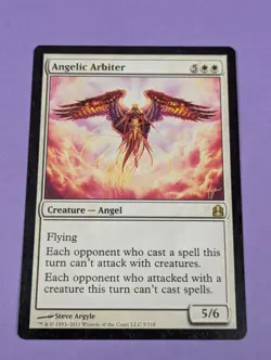 MTG Magic: Commander 2011: Angelic Arbiter #5/318 Rare - NM - Image 1